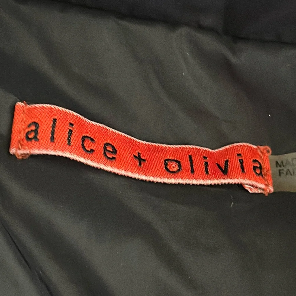 Alice + Olivia Black Puffer Jacket - Picture 3 of 16
